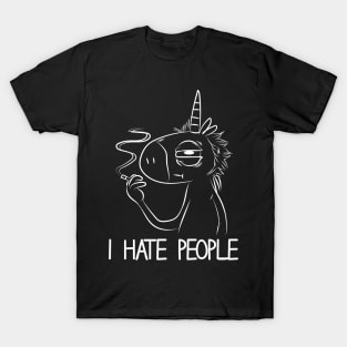 I hate People Unicorn T-Shirt